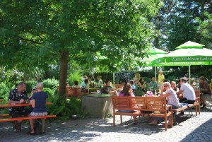 Bild vom Biergarten